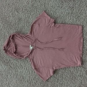 Pink Crop PJ Hoodie
